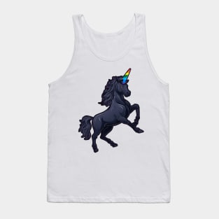 unicorn with a rainbow horn Tank Top